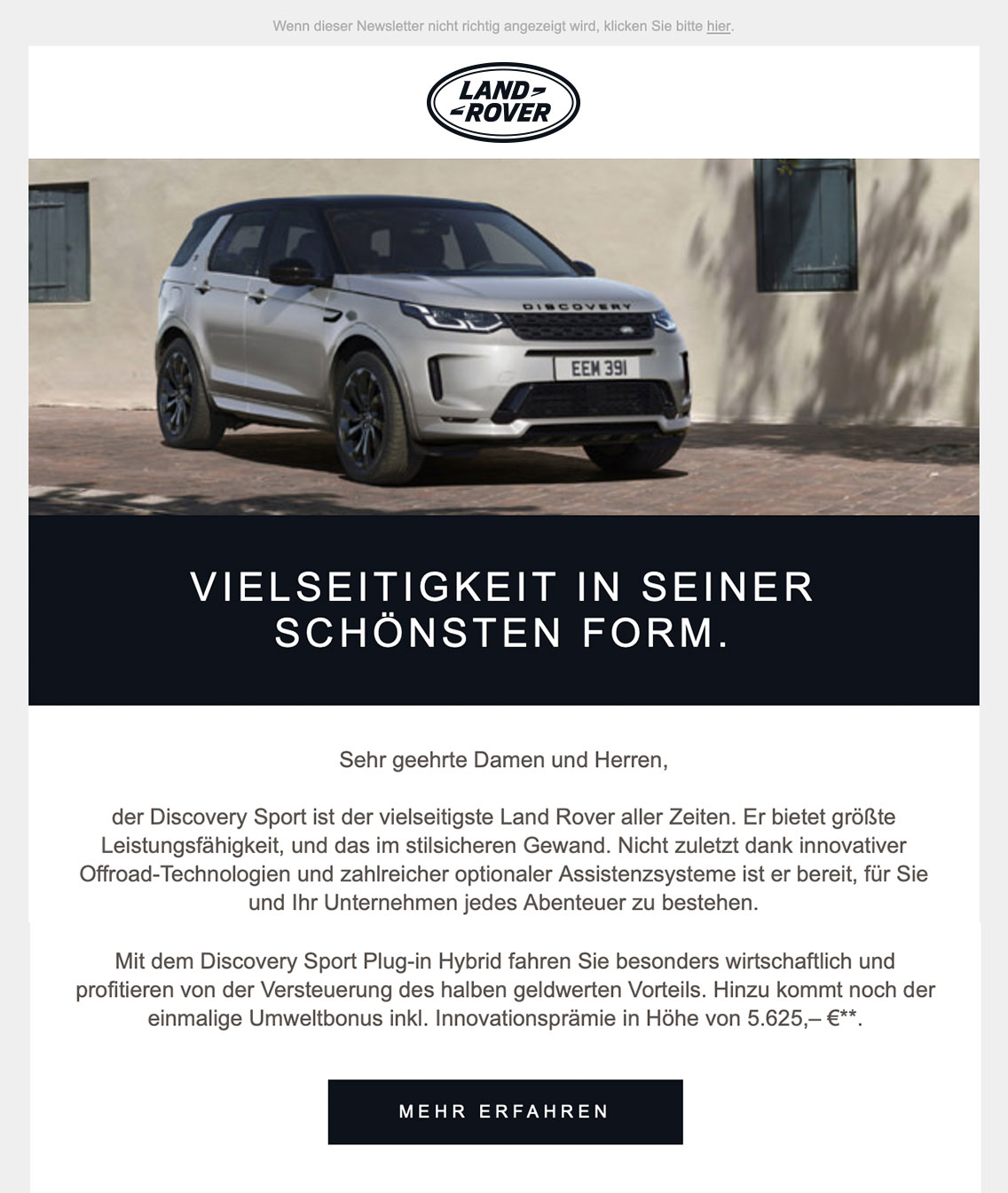 JLR eDM Discovery Sport